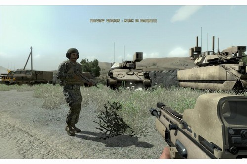 Obrázek z preview verze Arma 2: Arrowhead